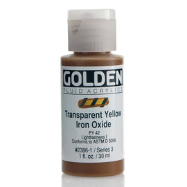 Golden - Fluid Acrylic - Transparent Yellow Iron Oxide
