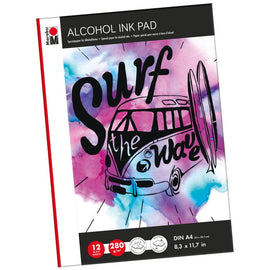 Marabu - Alcohol Ink Pad A4 Pad (8.3" x 11.7")