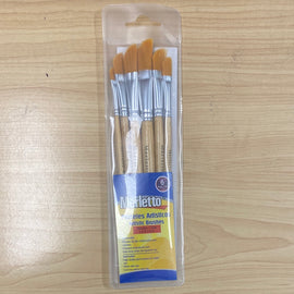 Merletto - Pinceles Biselados Set 6 pzs