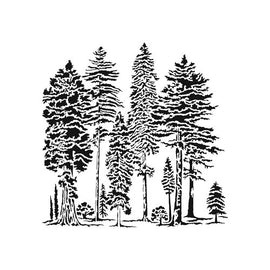 Crafter's Workshop - Stencil Majestic Forest - 6x6