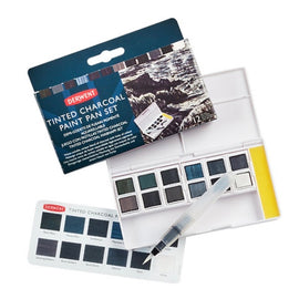 Derwent - Tinted Charcoal Paint Pan Set