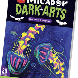Micador Dark Arts - Drawing Pad A4 BLK/WHT