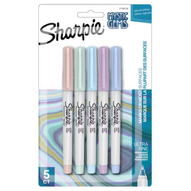 Sharpie - Mystic Gems Ultra Fine Permanent Marker - 5 colores