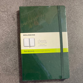 Moleskine - Plain Notebook Myrtle Green (Tapa Dura)