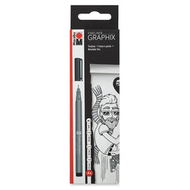 Marabu - Graphix Fineliner All Black Set - 4 sizes