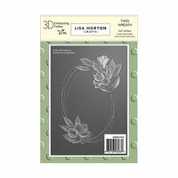 Lisa Horton - TWIG WREATH 3D Embossing Folders - 5x7 in