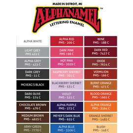 Alpha6 - Alphanamel Lettering Enamel - 8 oz