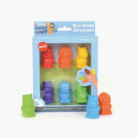 Micador Jr. - Zoo Crew Crayons Pack 6