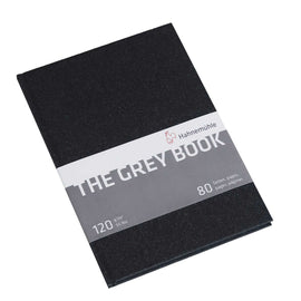 Hahnemühle - The Grey Book (Libreta A4 vertical, Papel gris de 120 g/m2)