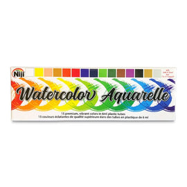 Yasutomo - Niji Watercolor (Set de 15 colores en tubo)