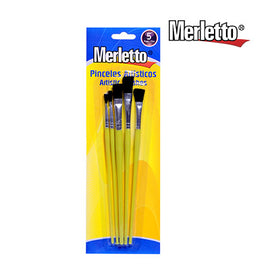 Merletto - Pinceles Artísticos (Set de 5)