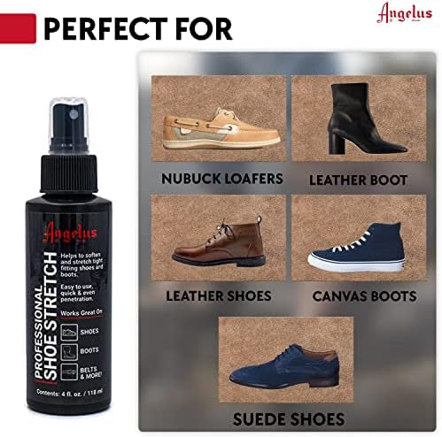 thumbnail image 2 of Angelus Professional Shoe Stretch Spray Pump – 4 Oz, For Breaking In New Shoes 2 of 6
