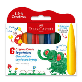 Faber-Castell - Little Creatives Crayones Cohete de Cera