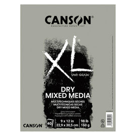 Canson - XL Dry Mixed Media Gray, 160 g