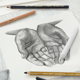 Faber-Castell - Pitt Compressed Charcoal Pencils