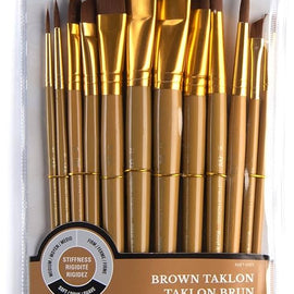 Royal & Langnickel - Brown Taklon Brush Set