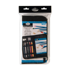 Royal & Langnickel - Essentials Keep 'N Carry Watercolor Pencil Set