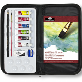 Royal & Langnickel - Essentials Keep 'N Carry Watercolor Paint Set