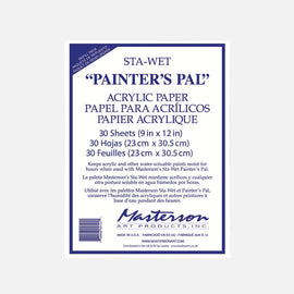 Sta-Wet - Painters Pal Acrylic Paper - 30 hojas