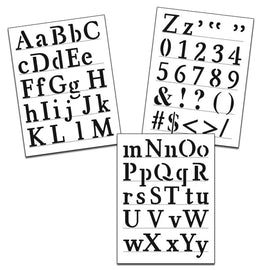 Crafter's Workshop - Alphabet Stencils Traditional - 8.5x11