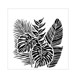 Crafter's Workshop - Stencil Mini Tropical Fronds - 6x6