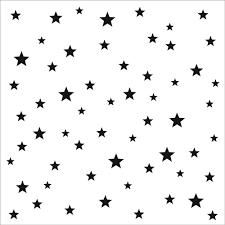 Crafter's Workshop - Stencil  Starry Stars - 6x6