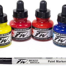 Daler Rowney - FW Ink Primary Colours Set