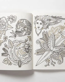 Megamunden - Tattoo Coloring Book