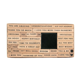 Rico Design - TEXT Stamp Set - Juego de sello