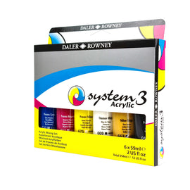 Daler Rowney - System 3 Introduction Acrylics Set - 22 ml