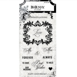 Bo Bunny - Wedding Stamp 4x6 - 16 pz