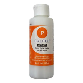 Politec - Diluyente para Acrilicos - 120 ml