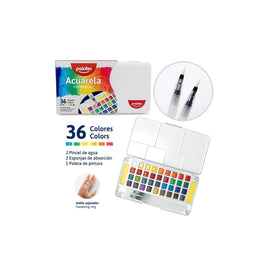 Pointer - Pocket de Acuarela - 36 colores