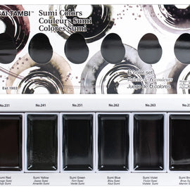 Kuretake - Gansai Tambi Sumi Colors - 6 pz