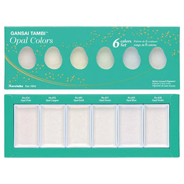 Kuretake - Gansai Tambi Opal Colors - 6 pz