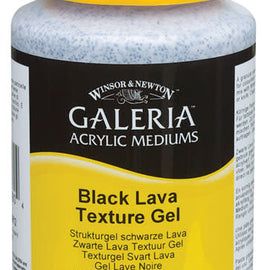 Winsor & Newton - Galeria Black Lava Texture Gel - 250 ml