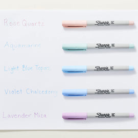 Sharpie - Mystic Gems Ultra Fine Permanent Marker - 5 colores