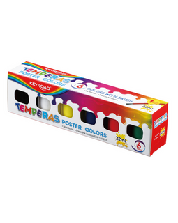 Keyroad - Temperas Poster Colors - 6 colores