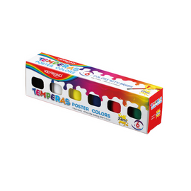 Keyroad - Temperas Poster Colors - 6 colores