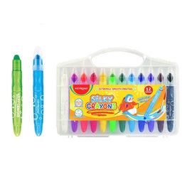 Keyroad - Silky Crayons - 12 colores