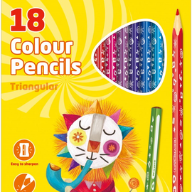 Keyroad - Lapices de Colores Triangulares - 24 colores