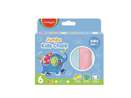 Keyroad - Jumbo Kids Chalk - 6 colores