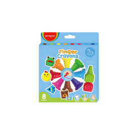 Keyroad - Finger Crayons - 8 colores