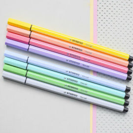 Stabilo - Pen 68 Fibre Tip - Pastel 8 colores