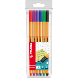 Stabilo - Point 88 Fineliner - 6 colores