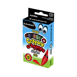 Studmark - Crayones Jumbo - 12 colores