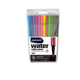 Studmark - Watercolor Pen Punta Fina - 12 colores