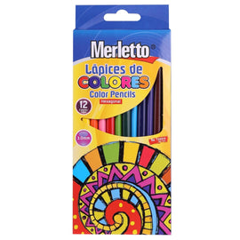 Merletto - Lapices de Colores - 12 colores