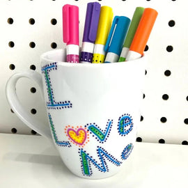 DecoArt - Glass Paint Markers -  1 mm