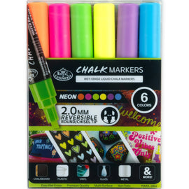 Royal & Langnickel - Chalk Markers 6pz Set - 2 mm